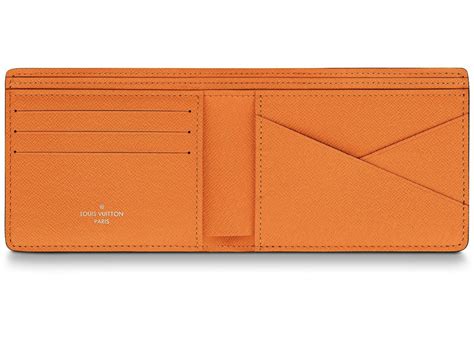 orange Louis Vuitton wallet